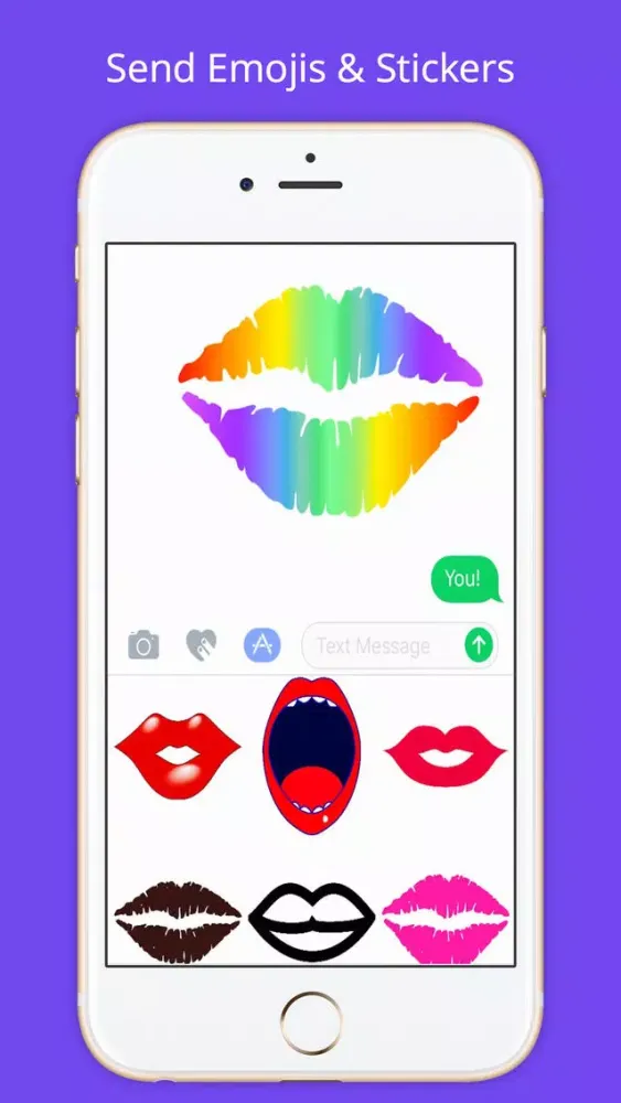 Скриншоты Lip Emoji Stickers