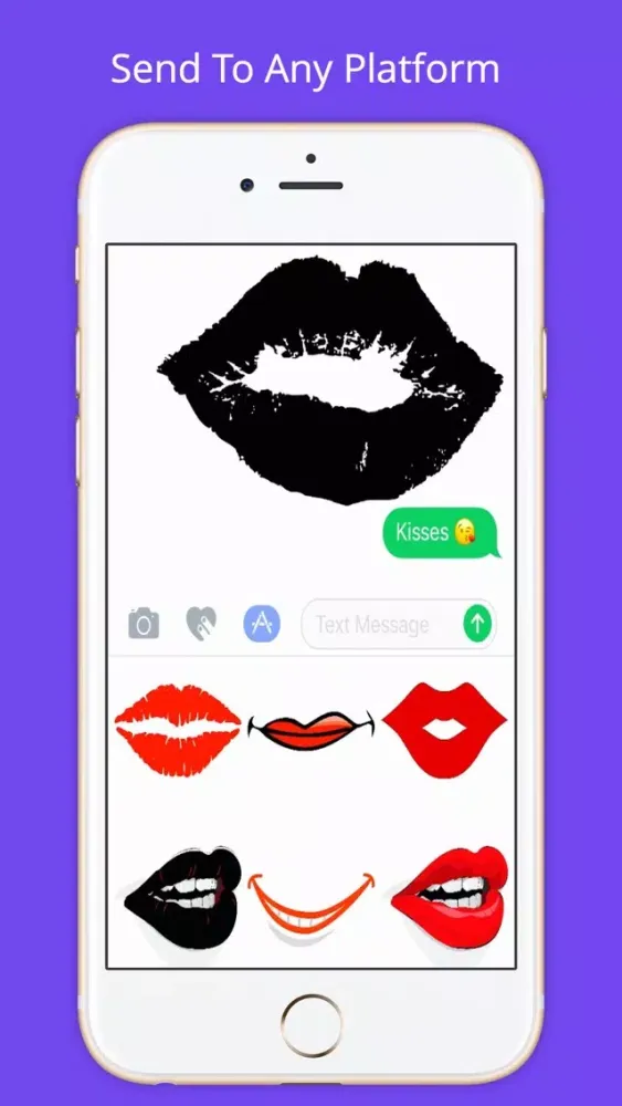 Скриншоты Lip Emoji Stickers