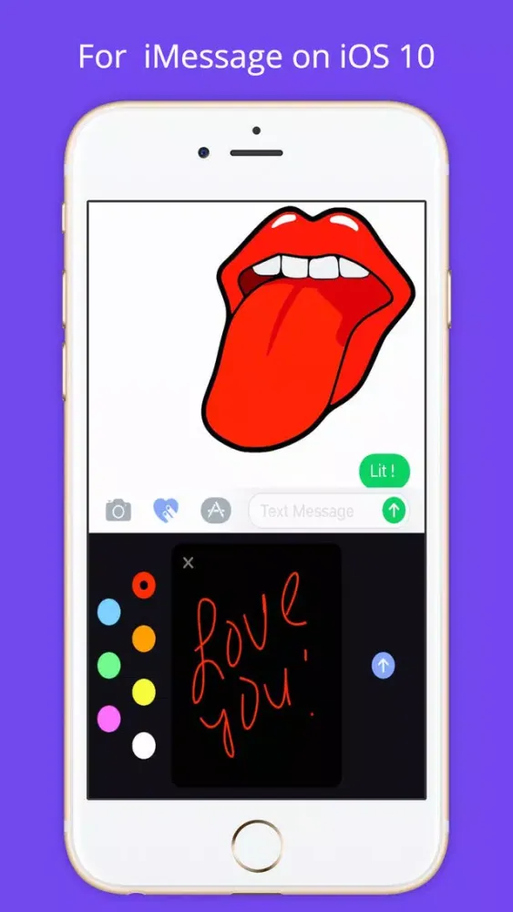 Скриншоты Lip Emoji Stickers