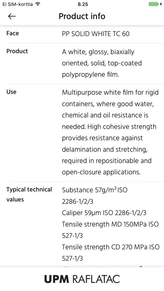 UPM RafMore Screenshots