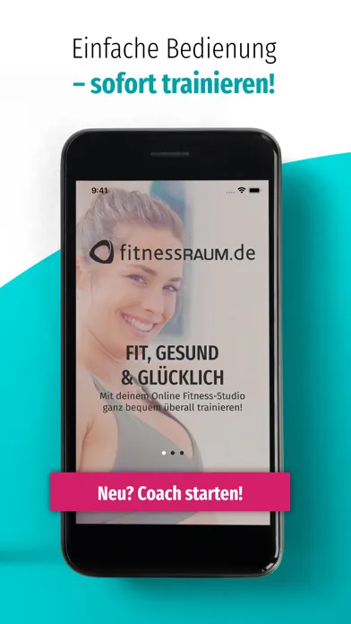 Capturas de tela do fitnessRAUM.de – Home Workouts