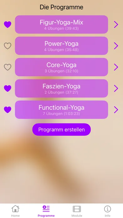 Captures d'écran de Brigitte Fitness YOGA