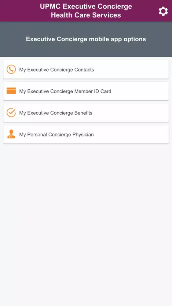 UPMC Executive Concierge স্ক্রিনশট