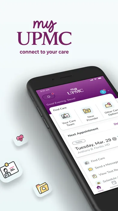 MyUPMC স্ক্রিনশট