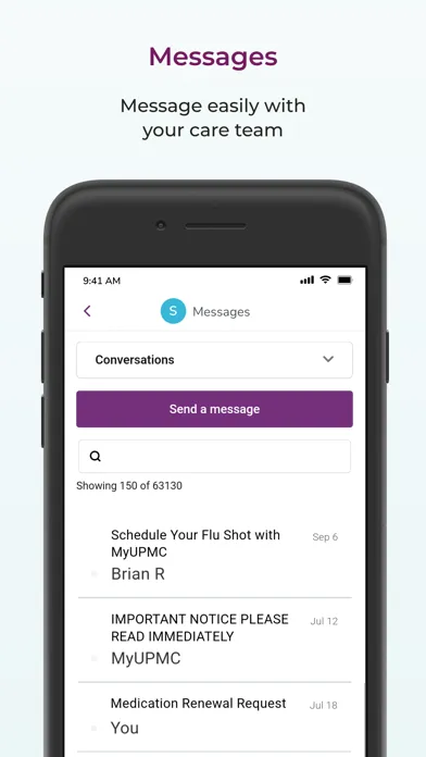 MyUPMC স্ক্রিনশট