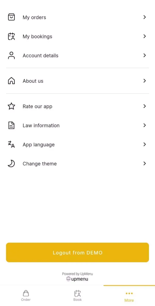 Captures d'écran de Demo App