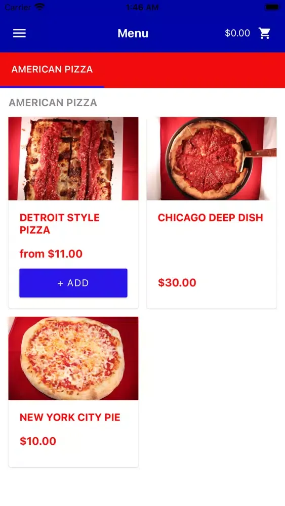 Ảnh chụp màn hình của Uncle Dom's American Pizza