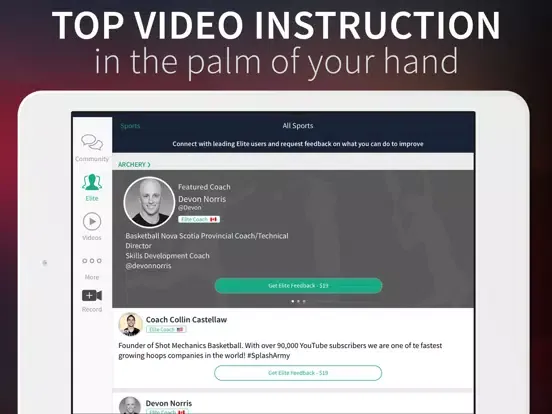 UpMyGame: Sports Video Analysis and Management iPad  Screenshots