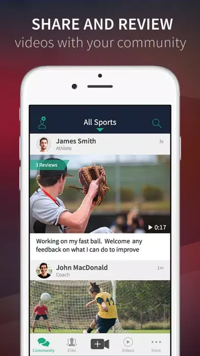 UpMyGame: Sports Video Analysis and Management Screenshots