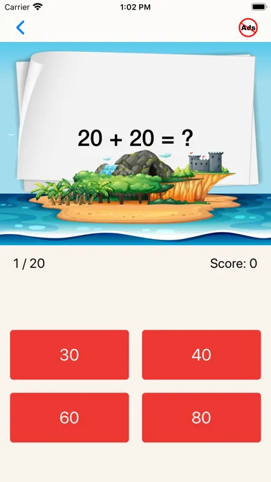 ภาพหน้าจอของ First Grade Math Quiz