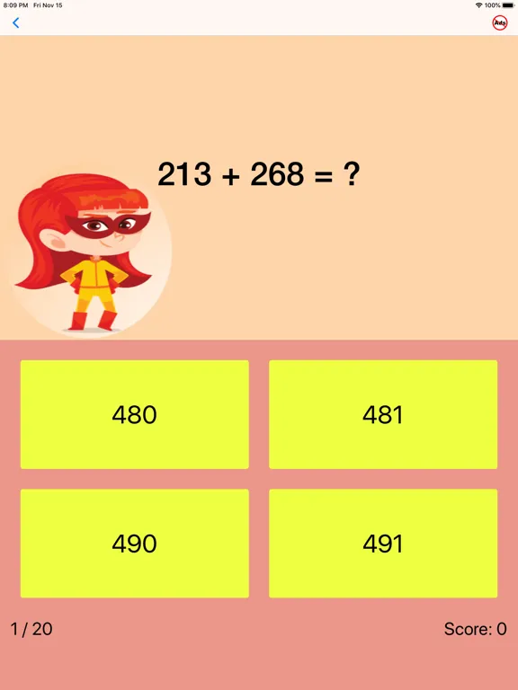 Third Grade Math Quiz iPad  سکرین شاٹس
