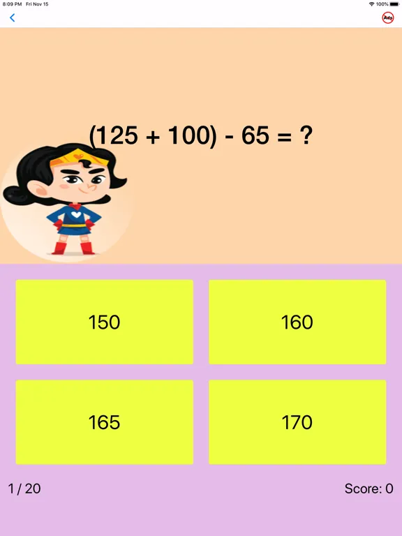 Third Grade Math Quiz iPad  سکرین شاٹس