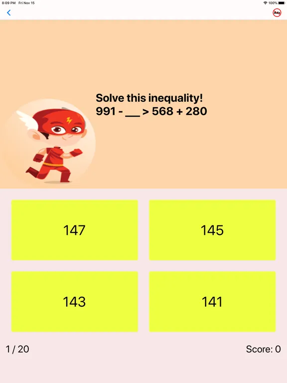 Third Grade Math Quiz iPad  سکرین شاٹس