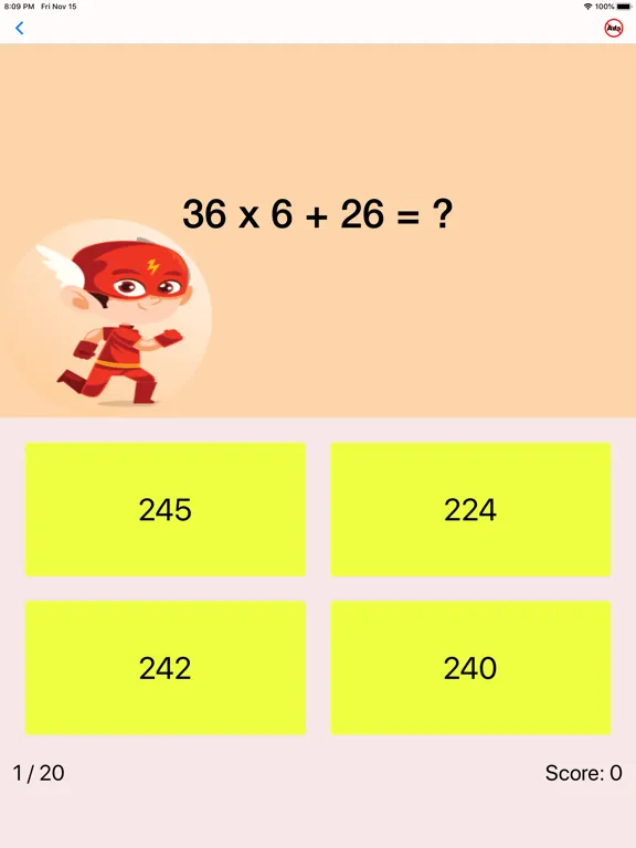 Third Grade Math Quiz iPad  سکرین شاٹس