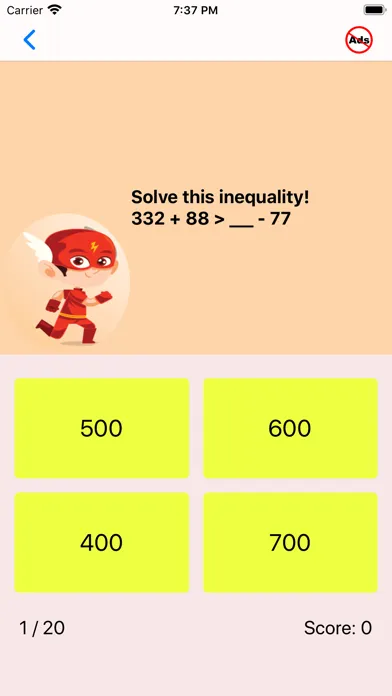 Third Grade Math Quiz سکرین شاٹس