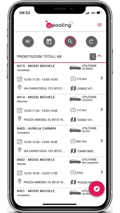 Capturas de tela do Upooling Manager