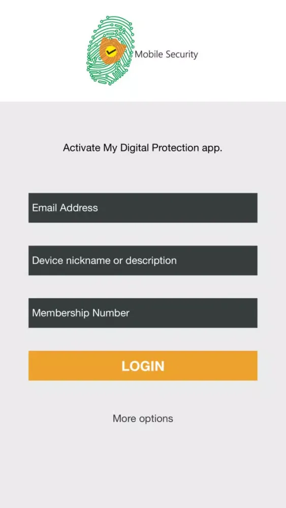 Zrzuty ekranu My Digital Protection