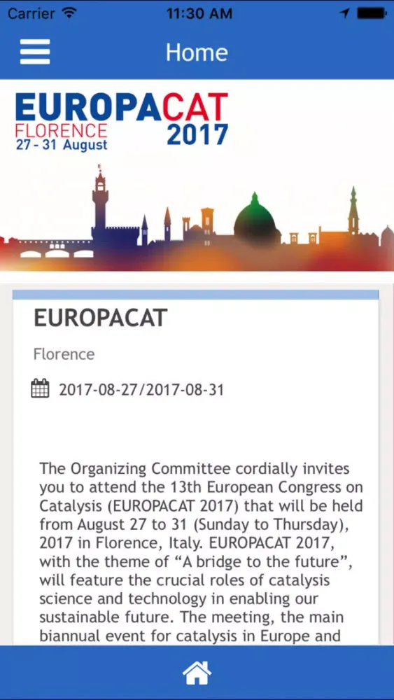 Capturas de tela do EUROPACAT 2017