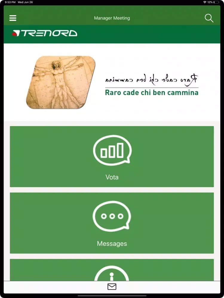 Tangkapan layar MM Trenord iPad 