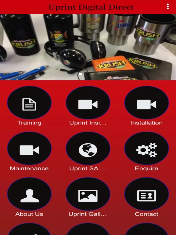 Zrzuty ekranu Uprint Training and Support iPad 