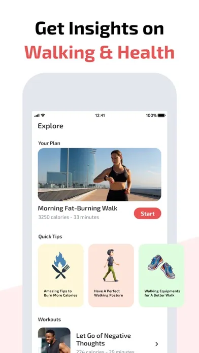 Screenshot di Fit Walk: Health & Weight Loss
