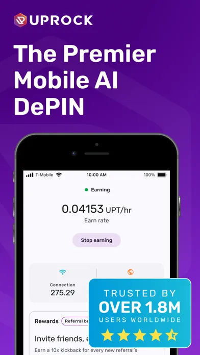 UpRock - AI Rewards for Income Screenshots