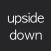 Upside down text - editor
