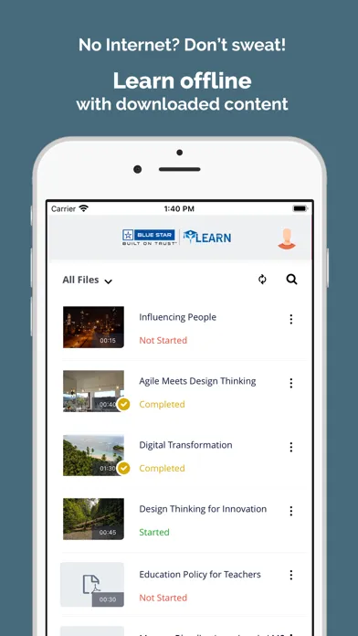 iLearn - Blue Star LMS应用截图