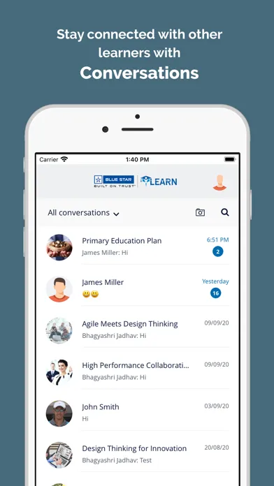 iLearn - Blue Star LMS应用截图