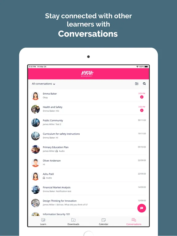 Nykaa Academy iPad  سکرین شاٹس