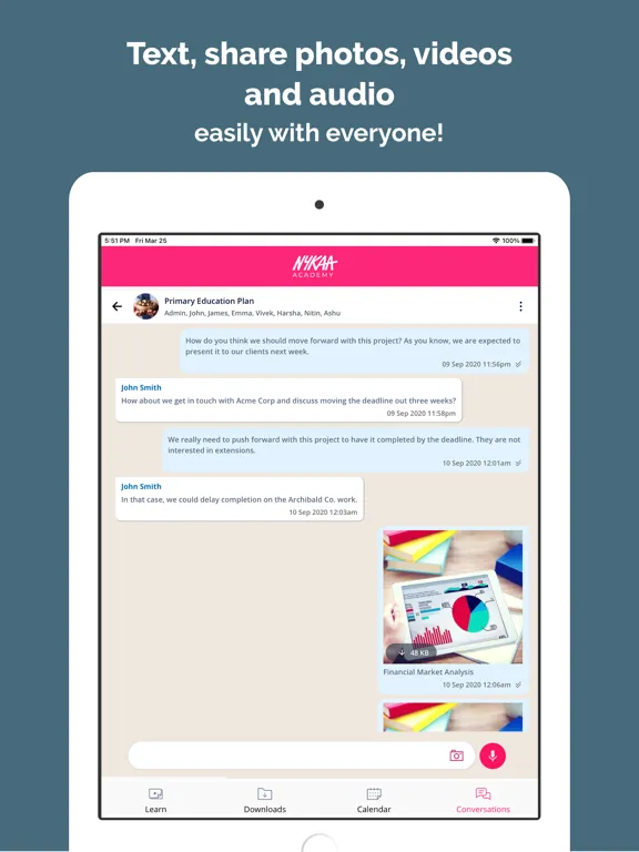 Nykaa Academy iPad  سکرین شاٹس