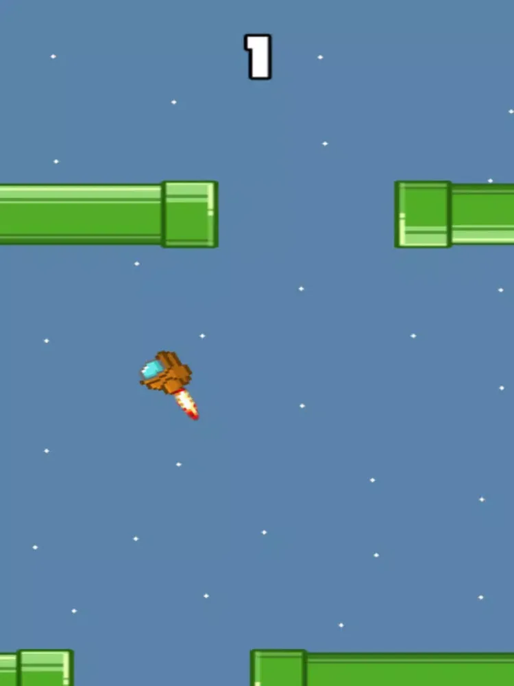 Space Bird Can Fly iPad  سکرین شاٹس