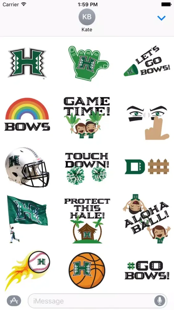 تصاویر University of Hawaii Stickers