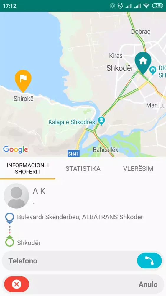 UPs Taxi: Albania Taxi APP Screenshots