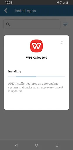 Capturas de tela do APK Installer by Uptodown