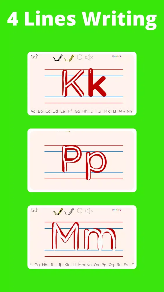 UptoSix Letter Formation Screenshots
