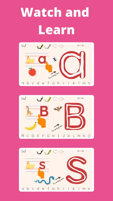 Captures d'écran de Letter Formation