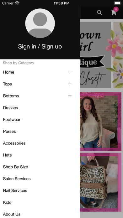 Captures d'écran de Uptown Girl Beauty & Boutique