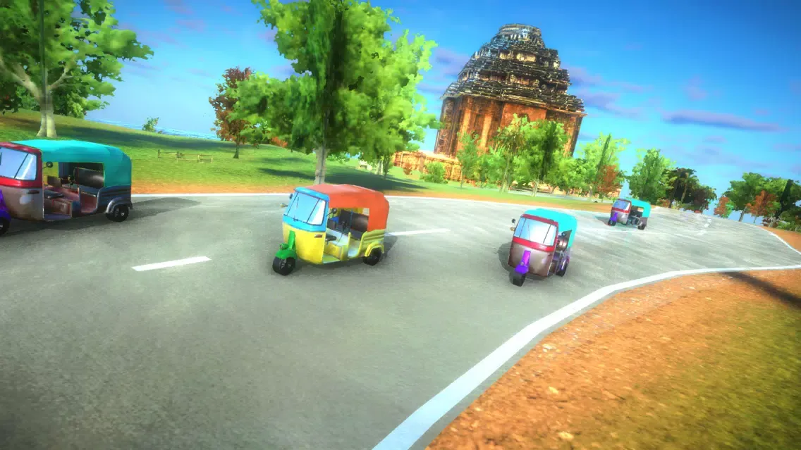 Rickshaw Tuk Tuk Car Racing 3D Screenshots