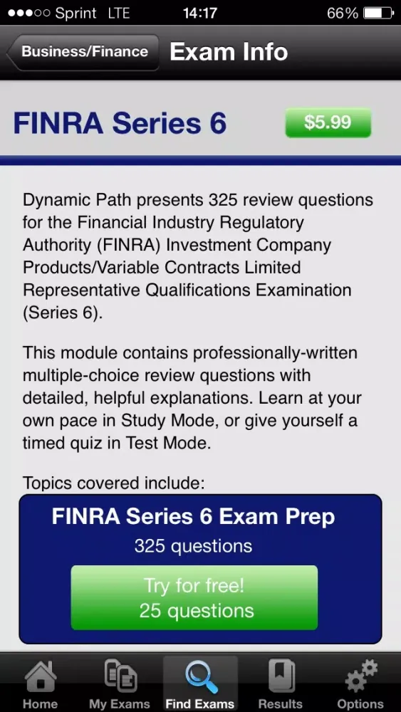 Capturas de tela do Free Test Prep by Dynamic Path