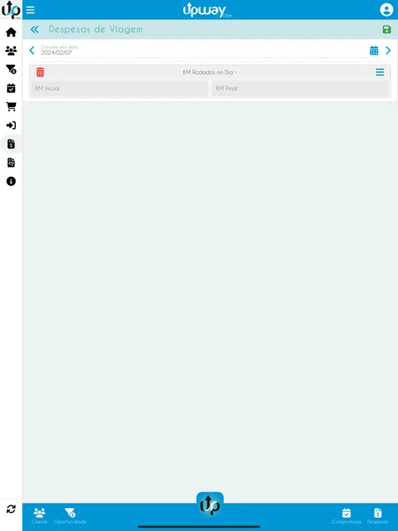 UpWay CRM iPad  Screenshots