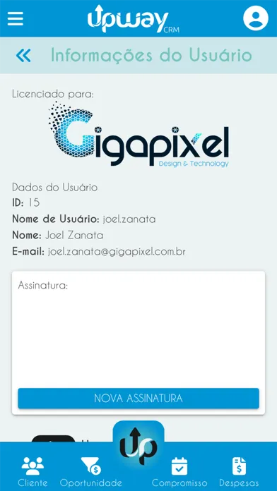 UpWay CRM Screenshots