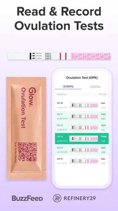 Скриншоты Glow Ovulation & Period App