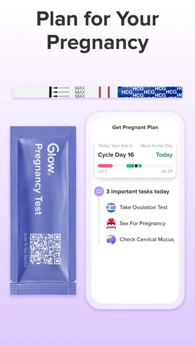 Скриншоты Glow Ovulation & Period App