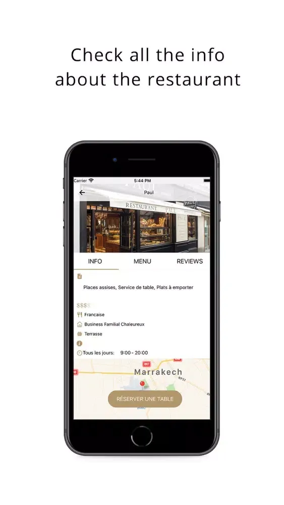 Ảnh chụp màn hình của Booked