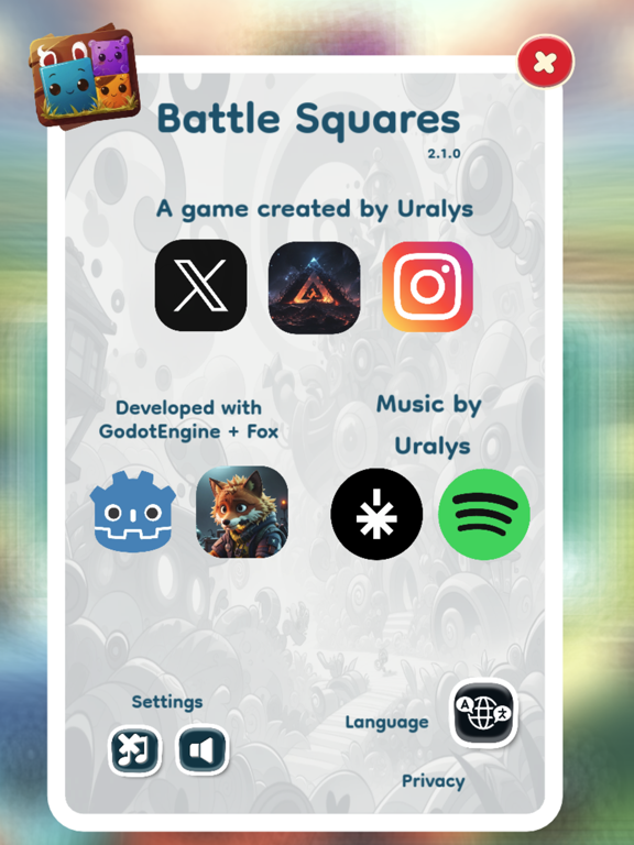 ภาพหน้าจอของ Battle Squares iPad 