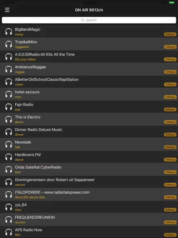 Radio Edge iPad  Screenshots