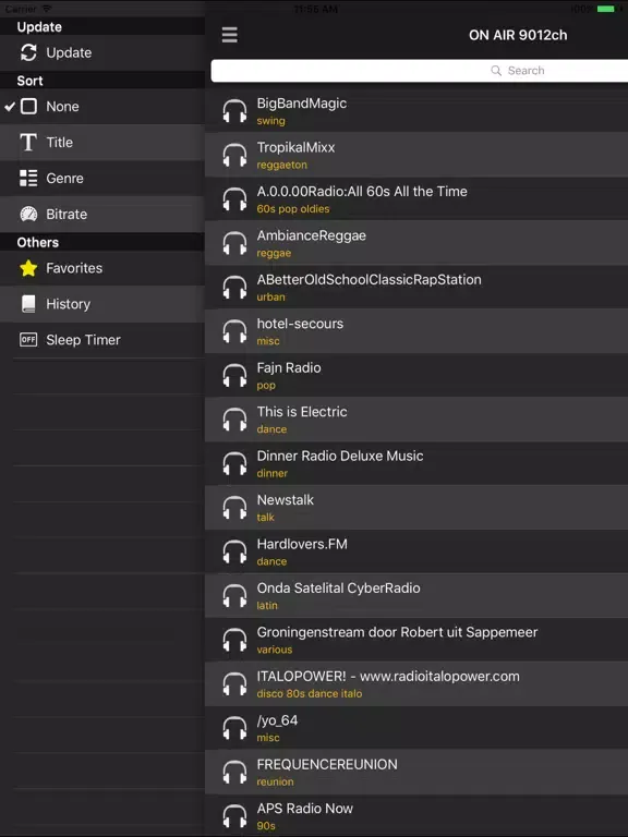 Radio Edge iPad  Screenshots
