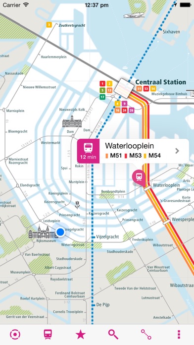 Amsterdam Rail Map Lite Screenshots
