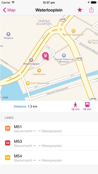 Amsterdam Rail Map Lite Screenshots